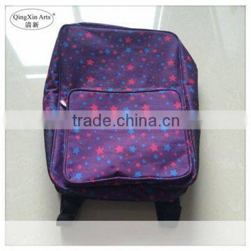 2014 New style 600D teens purple school bag with handle