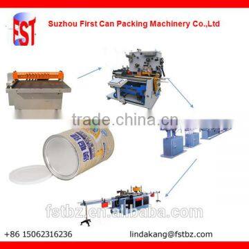 Automatic Promotional Milk Powder Can Machine Making
