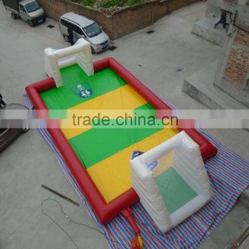 Amusement inflatable football player field,inflatable football field