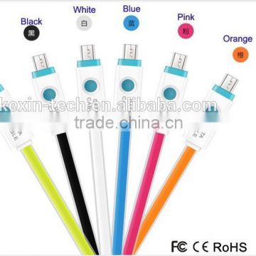 New fasion Micro USB Charging cable with LED Light for phone use