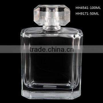 Transparent perfume bottle red glass perfume bottles