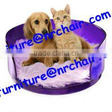 crystal pet bed