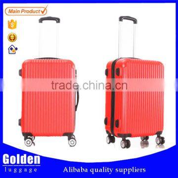 innovative ABS PC trolley bag case slient trolley wheel luggage