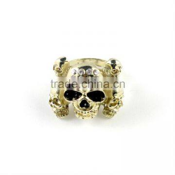 gold wedding skull rings for women(JW-7086)