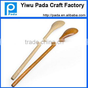 Wooden Coffee Tea Spoon Kusunoki Lines Long Handle Spoon photo-2