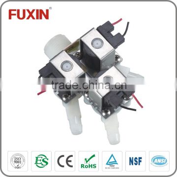 3/4 inch inlet water solenoid valve magnetic valve infrared sanitary multi-way outlet valve