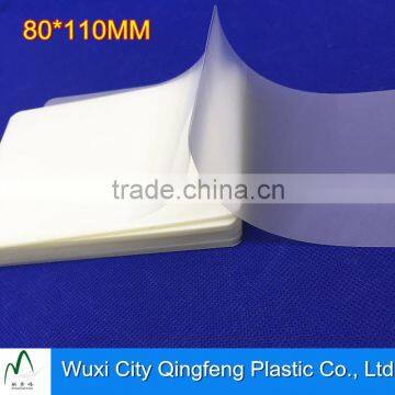 3mil 7mil 5mil 80*110 Glossy Matt Lamination Pouches Plastic Laminating Film Sheets