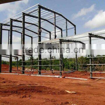 steel structure prefab house workshop rice plant