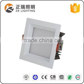 IP 22 Aluminum Lamp Body Antiglare 5 Years Warranty Recessed Square SMD LED Downlight photo-4