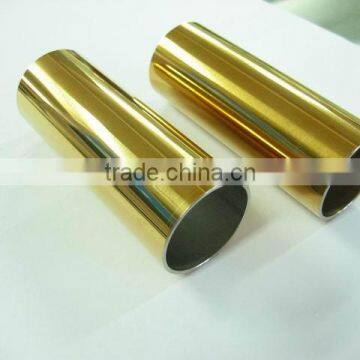 Mirror, Ti (Gold) Pipes-Stainless