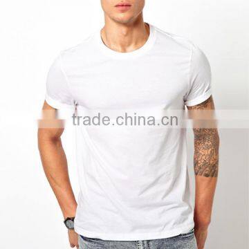 Custom design cotton t shirts for men wholesale plain white t shirts / cheap plain white t-shirts