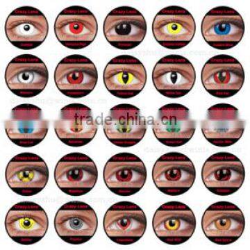 Halloween various design CRAZY vampire cat eye contact lenses