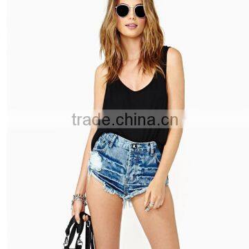 2014 Hot Sale European Style Backless Rough Neck Loose Sexy Lady Top L1660