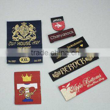 Brand Name Full damask Custom Woven Label