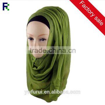 New Fashionable Solid Plain Hijab Scarf Womens Muslim Viscose Hijab