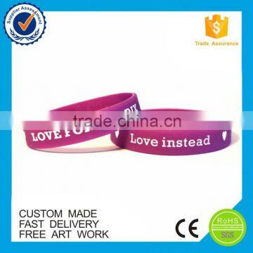 Good quality silicone wristbands china