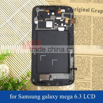 LCD for Samsung Galaxy Mega 6.3 LCD Display with Touch Screen Digitizer Assembly Replacement White Blue i9200 i9205 i527 r960