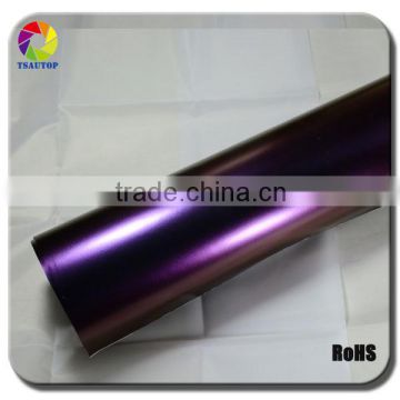 TSAUTOP Purple Change Blue Motorcycle Chameleon Glossy Car Wrapping Film