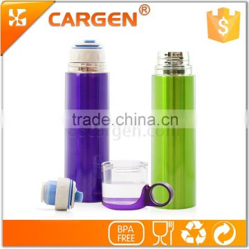 Lovely appearance high end elegant insulated water bottle stainless steel