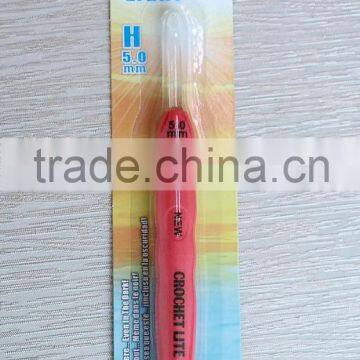 Crochet Lite Crochet Hooks, Size H/5.0mm, Red