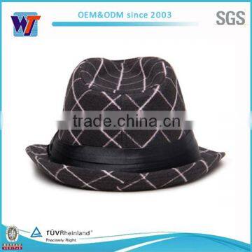 High quality hot selling wool wave short brim felt hat