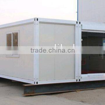 Extended Foldable Storage Container House With Glass Sliding Door