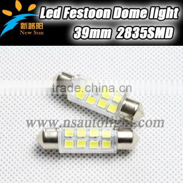 Auto car led reading light 12v, 41mm Led feston light for BMW, Audi, Benz