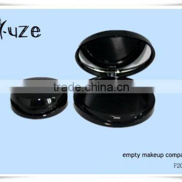 Round compact powder case