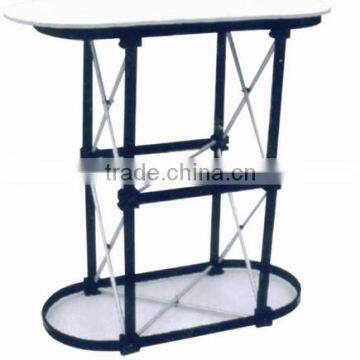 Portable folding aluminum pop up counter for promotion