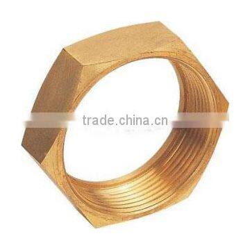 tinning plated brass hex thin nut