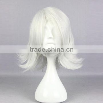 Tokyo Anime wig long white curly wig for man N419