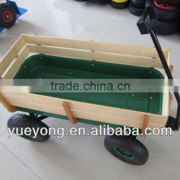 wooden Children tool cart garden cart