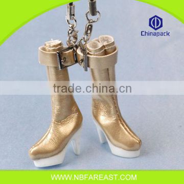 Chinese supplies mini shoe style colorful custom keychain free samples