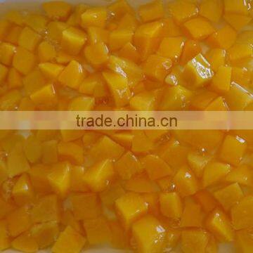 Fresh Canned Peach Dices in Syrup with Competitive Price