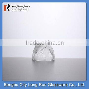 LongRun 7oz cheap frosted tableware fancy food container glass plates