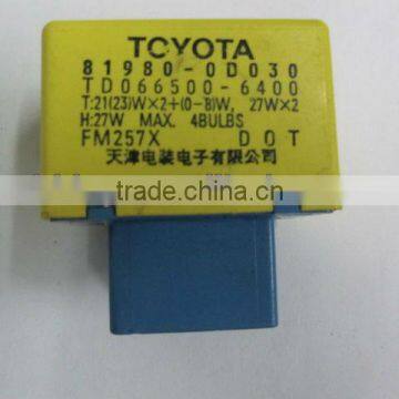 Auto parts relay oem:81980-0D030 for TOYOTA YARIS VIOS COROLLA RAV4