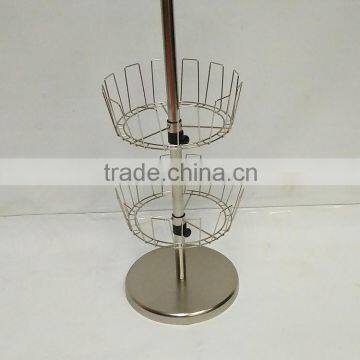 Sand Nickel Revolving Shoe Rack for 18 Pairs Shoes photo-4