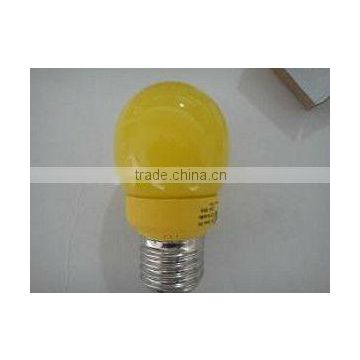 Color globe CFL bulb