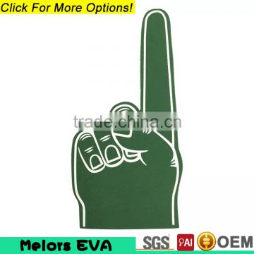 Melors Promotional Cheerleading EVA Foam Hand big foam middle finger foam finger