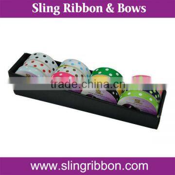 Hot Sale Satin Printed Ribbon , Small Pack Paper Spool & Plastic Spool Avaliable