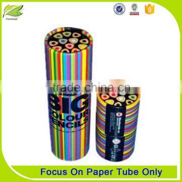 China supplier custom round paper color pen packaging box