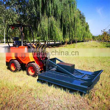 Hot sale mini articulated small wheel loader with many loader attachments and low price