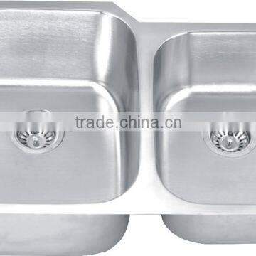 European Style Stainless Steel Double Bowl Kitchen Sink GR-638