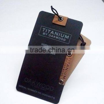 Black Paper Hang Tag For Jeans