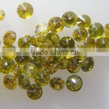 0.8-1mm Natural Loose Brialliant Cut Fancy Green Diamond Lot SI Clarity Good Fire