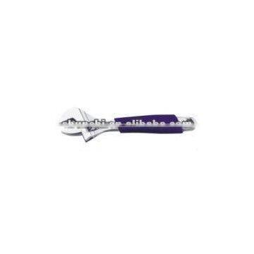 Adjustable Wrench With Plastic Sleeve Lever