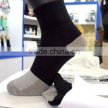 Wide top bamboo women's socks