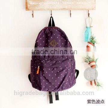 new style cheap foldable nylon backpack for girl