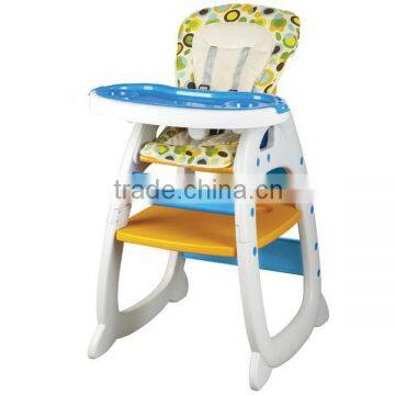 cheap price multi-function 3 in 1 plastic baby high chair