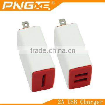 Most professional new design with ROSH certified dual port usb wall adapter suitable for all cell phone charger